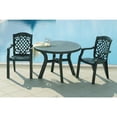 thumbnail image 2 of Compamia Truva 42" Round Resin Patio Dining Table in Green, 2 of 4
