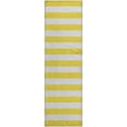 thumbnail image 2 of Addison Rugs Mayfield Washable Transitional Stripes Yellow Runner Rug, 2'3" x 7'6", 2 of 5