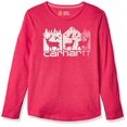 thumbnail image 2 of Carhartt Girls Knit Long Sleeve Henleyneck T-Shirt, Raspberry Heather, 3T, 2 of 2