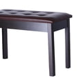 thumbnail image 6 of Almencla Keyboard Bench Padded Keyboard Seat Heavy Duty Sturdy Piano Bench Piano Stool for Electronic Piano Musical Instrument Playing Brown, 6 of 8