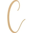 thumbnail image 1 of Wood MDF Letter C, Craft Alphabet 8'' Small Home Décor, Buttey Honey Font, 1 of 3