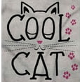 thumbnail image 2 of Crazy Lady Cool Cat Kitten Adorable Women Crewneck Sweatshirt Brisco Brands S, 2 of 5