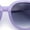 Purple - Smoke, variant on Child Girls Size Horn Rim Round Cat Eye Plastic Retro Fashion Sunglasses White - Smoke
