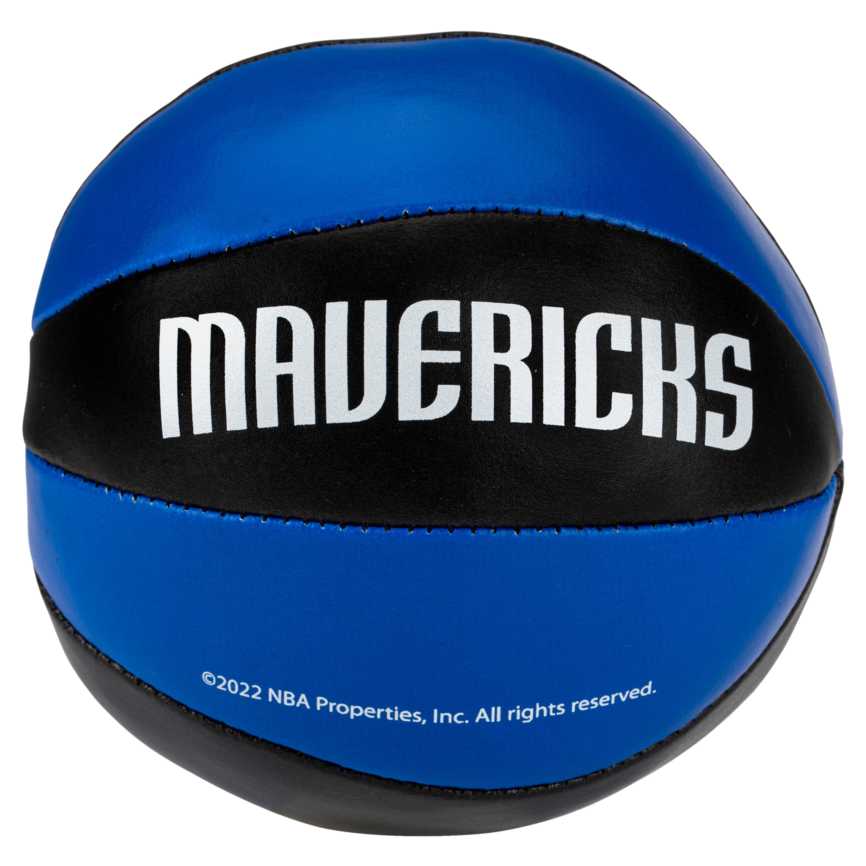Franklin Sports NBA Dallas Mavericks Toy Basketballs - 2 Pack of Kids Soft Mini Basketballs for Over the Door + Indoor Hoops - NBA Fan Shop Kids Soft Toy Basketballs - (2) Mini Balls Included
