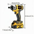 thumbnail image 5 of 21V Cordless Impact Wrench - Brushless Motor, 4000mAh Battery, Includes Toolbox & Sockets - Car/Home Repair - Father’s Day Gift, 5 of 14