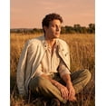 thumbnail image 4 of SHARO Men's Ivory Leather Striking, Stylish Outerwear Jacket, 4 of 7