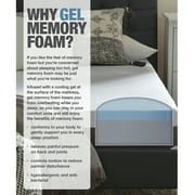 Slumber Solutions Renew 10 Customize Your Comfort Gel Memory Foam Mattress, Mattress-In-A-Box, Full, Medium