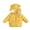 Yellow, variant on Godderr Newborn Toddler Boys Girls Hooded Cotton Jacke Baby Winter Padded Coats Solid Color Thickening Snowsuit Zipper Warm Outwear for 9 Months-4 Years Short Cotton Coats