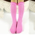 thumbnail image 4 of StSilkitty Girl's Knee High Socks Ruffle Solid Color Breathable Dress Socks Lightweight Soft School Uniform Socks, 4 of 4
