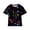 X04-Black, variant on Xudanell Boys Soccer Shirt Cool Lightning Short Sleeve Easter Fashion Shirt for Big Boys