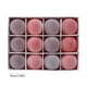 thumbnail image 3 of Set de 12 adornos navideños cubiertos de terciopelo | Bolas decorativas de plástico a prueba de fracturas de 6 cm | Decoraciones multicolores para árboles navideños | Decoración ligera y elegante, 3 of 6
