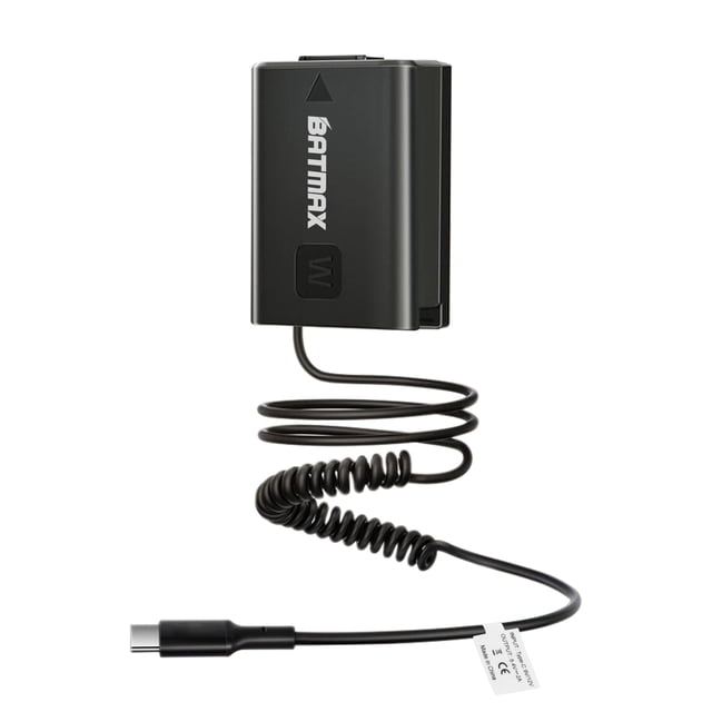 Batería Dummy Batmax USB-C NP-FW50 para Cámaras Sony