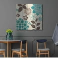 thumbnail image 4 of Luxe Metal Art 'Abstract Garden Blue II' by Veronique Charron, Metal Wall Art, 36"x36", 4 of 7