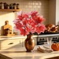 thumbnail image 6 of Gqtwoy Thanksgiving Simulated Maple Leaf Flower Arrangement, Artificial Leaves Bouquet, Home Decoration for Halloween and Autumn, Realistic Fall Decor, Perfect for Indoor and Outdoor Use, 6 of 6