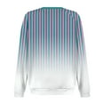 thumbnail image 4 of kytmyeq Women's Sweatshirts Prints Trendy Crewneck Long Sleeve Shirts Color Block Pullover Tops Comfy, 4 of 6