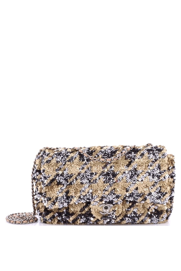 Pre-Owned Flap Bag Multicolor Sequins Medium By Rebag