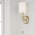 thumbnail image 2 of 1 Light Wall Sconce In Traditional Style-18.25 Inches Tall And 5 Inches Wide Capital Lighting 644811Bs-703, 2 of 5
