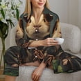thumbnail image 6 of Sikiie Lotus Leaf Starry Sky Guinea Pig Women's Long-Sleeve Shirt and Full-Length Bottom Pajama Set (s-xxl)-XX-Large, 6 of 7