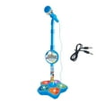 thumbnail image 2 of Loespoir Childrens Microphone, Microphone with Stand, Simulation Karaoke Toy, Baby Singing Toy, Music Activity, Family Entertainment(Blue), 2 of 5