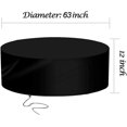 thumbnail image 3 of Cubierta plegable para piscina de baño para perros y mascotas de 63 pulgadas, piscina para perros plegable redonda grande, bañera para mascotas, piscina para niños para cubiertas portátil, negro, 3 of 5