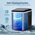 thumbnail image 5 of EUHOMY 35lbs/24H Nugget Ice Maker Countertop, Pebble Ice Maker Machine with Auto-Cleaning, Black, 5 of 9
