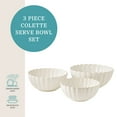 thumbnail image 4 of The Pioneer Woman Colette 12-Piece Stoneware Dinnerware Set, Cream, 4 of 10