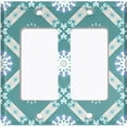 thumbnail image 6 of Metal Light Switch Plate Cover Mandala Green Floral Pattern Damask MDL114, 6 of 13