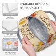 thumbnail image 3 of Fotbe Thanksgiving With A Grateful Heart Bolsa de Almuerzo con Estampado, Lonchera Aislada, Contenedor de Comida Reutilizable Tipo Cooler a Prueba de Fugas, 3 of 6