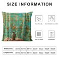 thumbnail image 5 of Orinice Art & Language Graphic Decorative Pillow Cover for Home Couch Living Room Bed Sofa, Aesthetic Decorative, 1PC 18x18in, 5 of 5