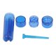 thumbnail image 1 of Molinillo de hierbas transparente, portátil, lavable, desmontable, transparente, cono de carga, juego de molinillo para almacenar especias y hierbas, azul, 1 of 10