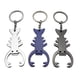 thumbnail image 1 of KAKOWELY 3 llaveros de metal con forma de langosta, abridor de botellas, colgante, regalo, 1 of 5