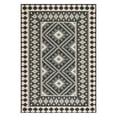 thumbnail image 1 of Safavieh Veranda Collection VER099 Boho Indoor/ Outdoor Non-Shedding Stain Resistant Patio Backyard Area Rug, 6'7" x 9'6", Ivory / Grey, 1 of 5