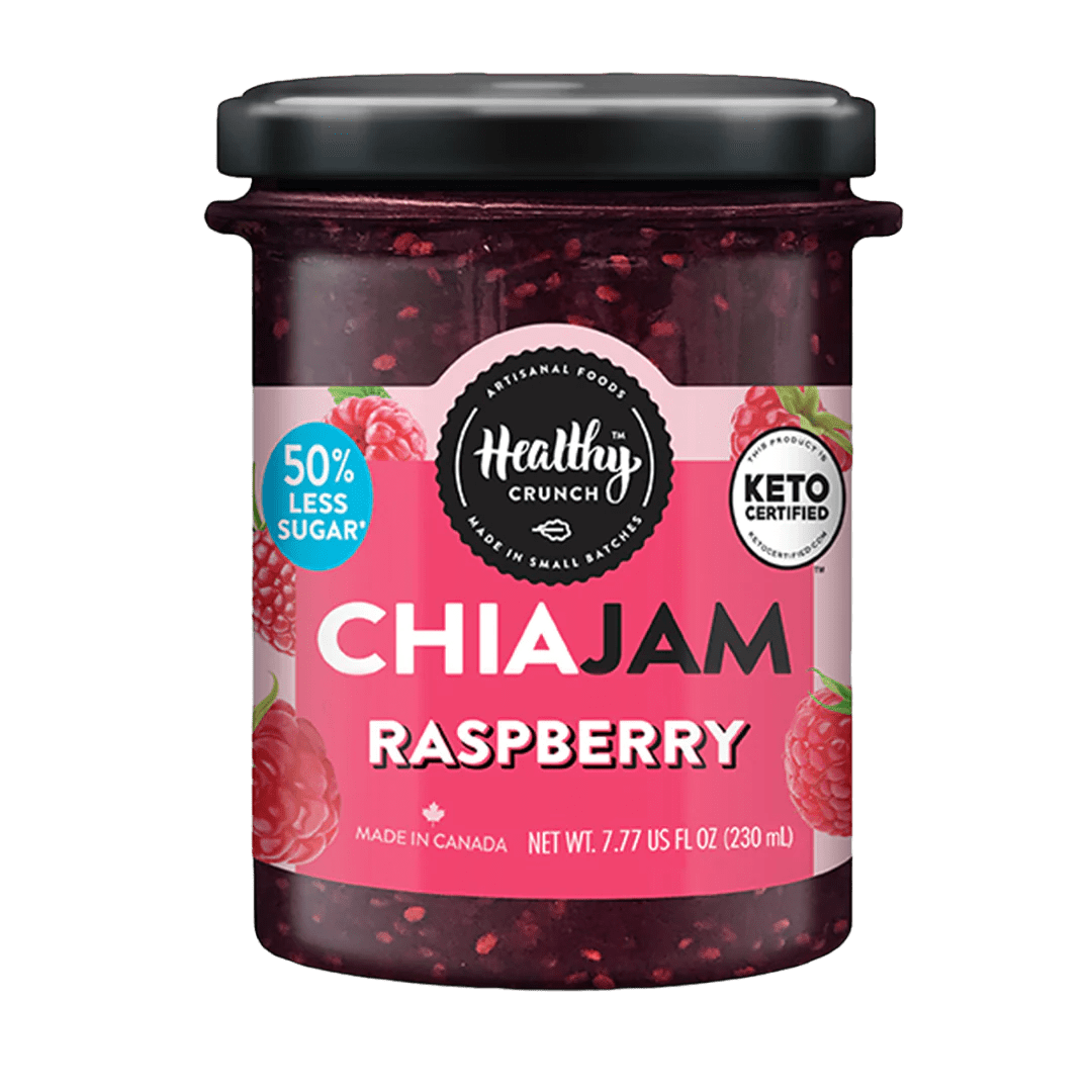 Healthy Crunch Chia Jam 7.7oz Flavor Raspberry