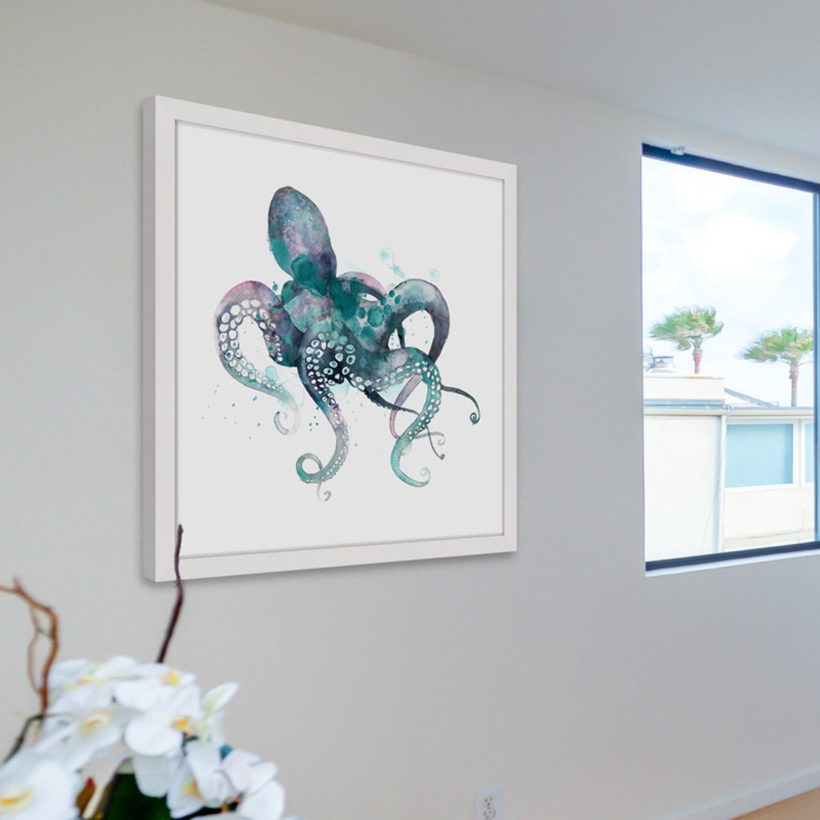 Marmont Hill "Tentacles I" Framed Painting Print