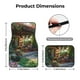 thumbnail image 5 of Fotbe Charming Garden Patio Juego de 4 Tapetes para Auto con Estampado – Alfombrillas de Goma Reforzada, Diseño Antideslizante, Protección para Todo el Año – Vehículos, Autos, Camionetas y SUVs, 5 of 7