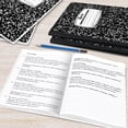 thumbnail image 5 of Rosmonde Composition Notebooks Bulk Pallet, 5000 Pack, College Ruled, 200 Pages (100 Sheets), 9.75 x 7.5 in, Black Marble Cover, Bulk Supplies for School Districts, 4–7 Day Transit, 5 of 8
