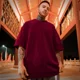 thumbnail image 3 of Playera Hombre Oversized Manga Corta Relajado Pure Color Pop, 3 of 5