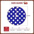 thumbnail image 2 of Fotbe Blue And White Polka Dot Pattern Christmas Tree Skirt, Tree Skirts Plush Christmas Decorations, Christmas Tree Skirts Xmas Decorations Holiday Party Decor-30", 2 of 6