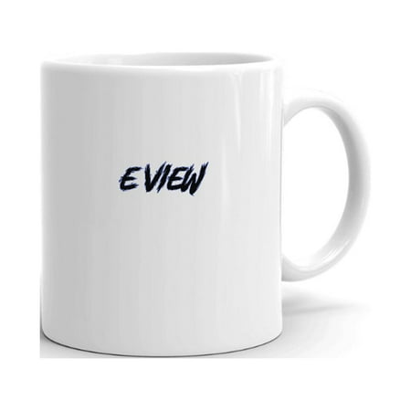 

E View Slasher Style Ceramic Dishwasher And Microwave Safe Mug