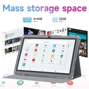 Tablet 7Inch Android 14.0 with Protective Case, 8GB(4+4GB Expand) RAM+ 32GB ROM, IPS Screen, Dual Camera, Bluetooth 5.0, WiFi Tab, Grey