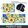 thumbnail image 6 of Xsinufn Blue Sunflower Farmhouse Kitchen Rugs Set 2 Piece Colorful Flowers Seasonal Decorative Rug for Kitchen Low-Profile Floor Mats Decorations for Home Kitchen 17x48+17x30 Inches, 6 of 6