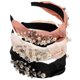 thumbnail image 2 of Headbands For Women Knotted Pearl Knotted Hairbands Vintage Style Party 3Pcs, 2 of 4