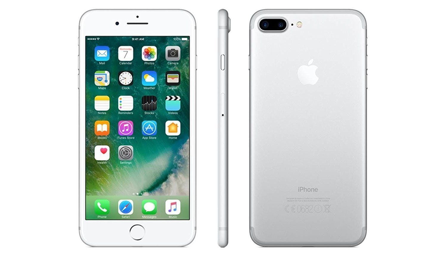 スマートフォン/携帯電話 スマートフォン本体 Restored Apple iPhone 7 Plus 128GB, Jet Black - Unlocked GSM 