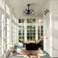 thumbnail image 2 of 40cm Ceiling Fan with 4 Light Sockets for Bedroom Kitchen Living Room Decor More, 2 of 7