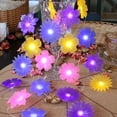 thumbnail image 5 of Solar Lights Outdoor Flower String Lights Waterproof Fairy Spring Summer Floral Garden Tree Balcony Yard Fence Plants Decor Night Lights 14ft 40 LED., 5 of 13