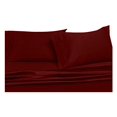 thumbnail image 2 of Abripedic Sateen Solid Pillowcases, 600-Thread-Count, 2pc / Pair Standard / Queen Size 20" x 30" Pillow Cases, 100% Cotton, Burgundy, 2 of 5