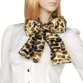 thumbnail image 3 of Blancho Coffee Giraffe Animal Print Fashion Comfy Exquisitely Soft Silky Scarf/Wrap/Shawl(Small), 3 of 3