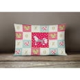 thumbnail image 3 of Carolines Treasures CK5822PW1216 Chinese Crested 2 Love Canvas Fabric Decorative Pillow, Red, 12H x16W, multicolor, 3 of 3