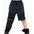 thumbnail image 4 of Miluxas Girl's Outdoor Mountain Waterproof Windproof Pants Hiking Trousers Detachable Pants Legs, 4 of 5