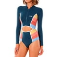 thumbnail image 3 of Golden State Long Sleeve Cheeky Swimsuit [Navy], 3 of 3